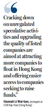 HKEx gets tough with listing regime