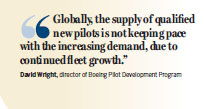More planes than pilots