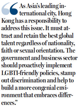 It pays to promote equality for LGBTI groups