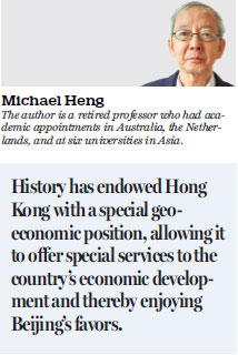 Continuing relevance of HK to the country
