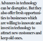 Technology is a disruptive but unstoppable force