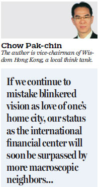 You snooze, you lose: HK must shed provincialism