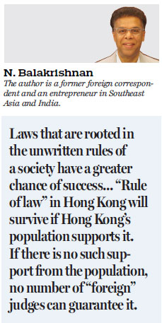 'Western justice superiority' the last imperial prejudice in HK