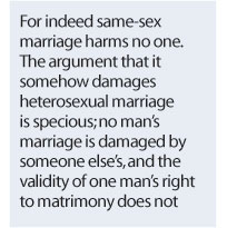 The arguments in favor of legalizing same-sex marriage