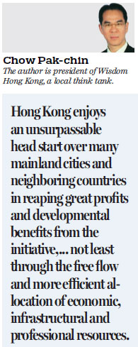 HK has head start in key areas of B&R cooperation