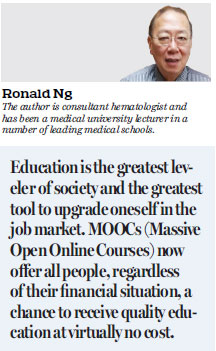 MOOCs let us keep pace with rapidly changing world