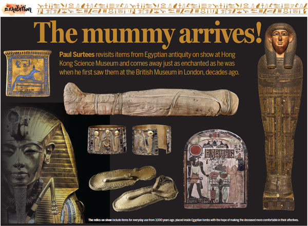 The mummy arrives!