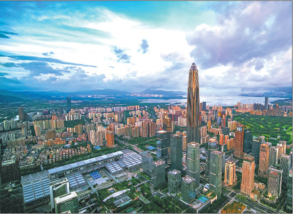 Futian CBD leads nation in GDP growth