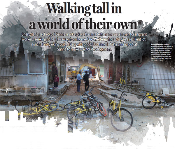 Walking tall in a world of their own