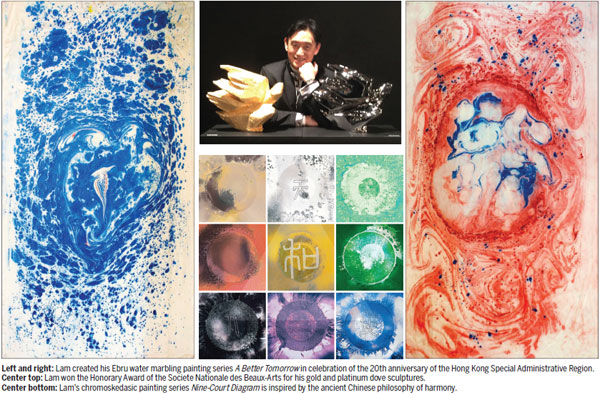 A scientist's 'flight' to art for world peace