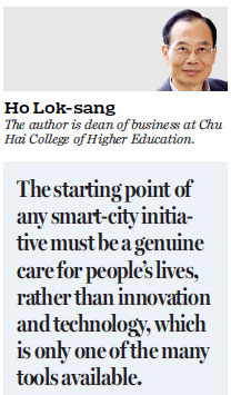A smart city should put its focus on people