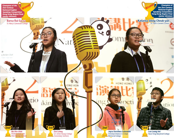 Two HK student orators go into national final
