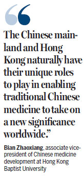 HK could lead 'going global' drive for traditional medicine