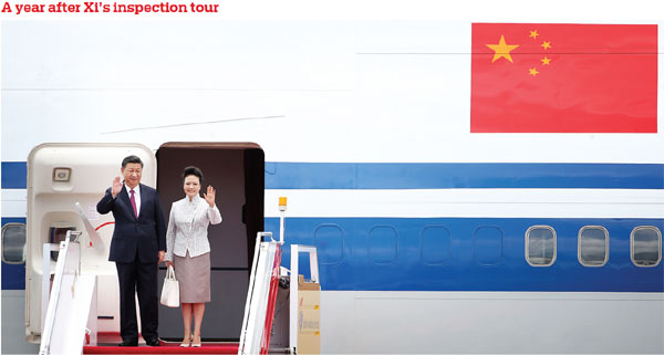 XI'S INSPECTION TOUR PLEDGES DELIVERED