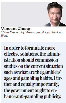 Multi-pronged approach needed to curb gambling