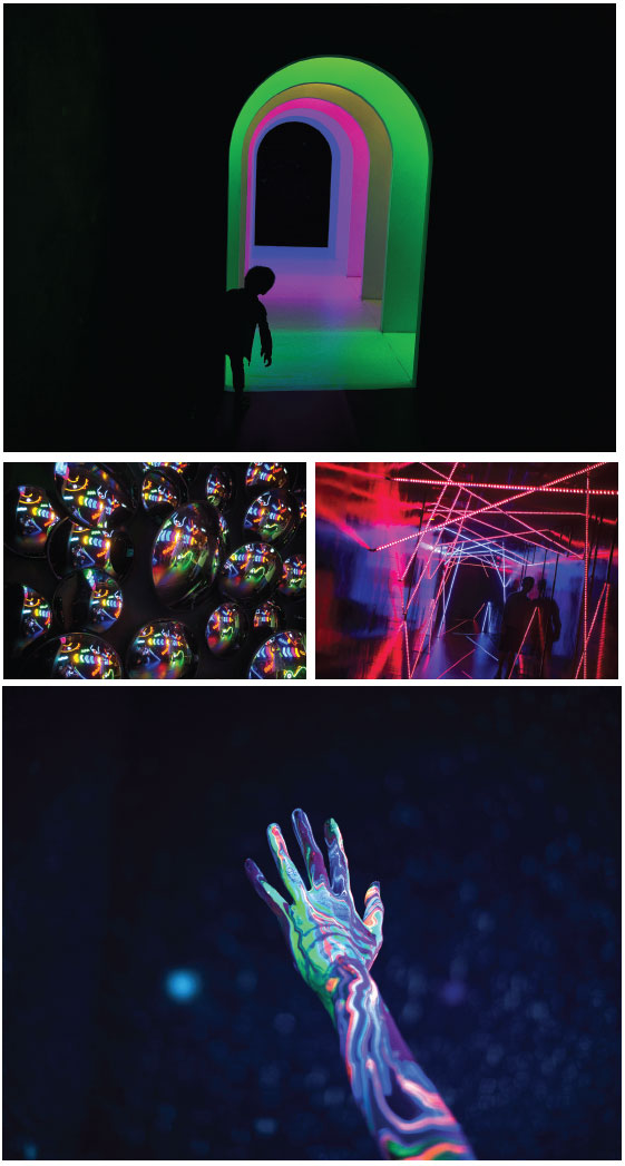 LED by lights