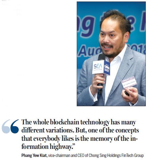 'Smart contracts, trustless transactions' on the menu