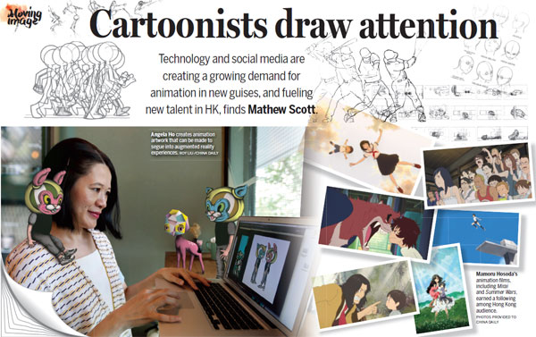 Cartoonists draw attention