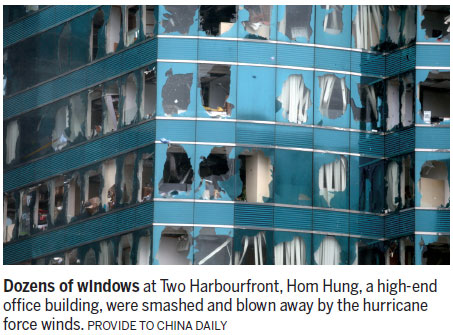 Super typhoon paralyzes PRD with record winds