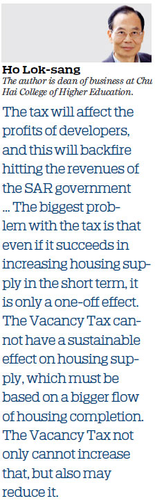 Vacancy tax may not be a sustainable fix