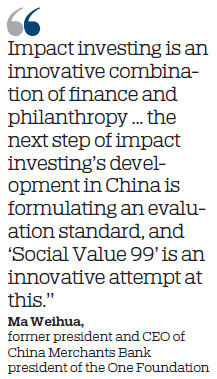 Former bank head touts merits of impact investing