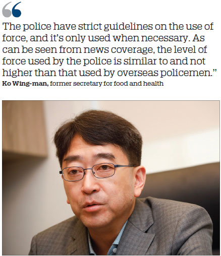 Former health chief backs police action