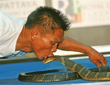 Resulta ng larawan para sa Snake Charmers in thailand
