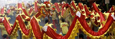 中国文化影响日益提高 全球各国热闹庆贺春节