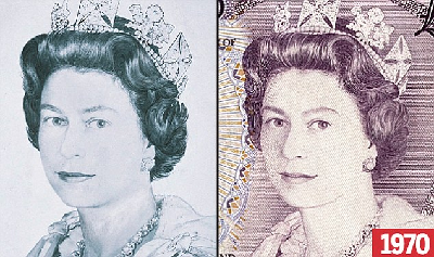 英别样展览——纸币上的伊丽莎白二世