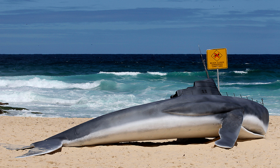 图：澳举办2011年度沙滩雕塑展 汇集全球百余精美作品