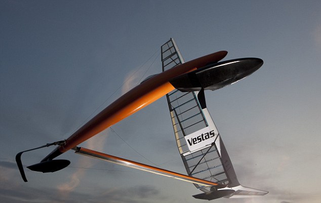 高速航行时像纸飞机！澳洲超级帆船欲破世界纪录