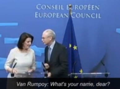 欧盟主席外交失礼 发布会上当面问科索沃总统姓名