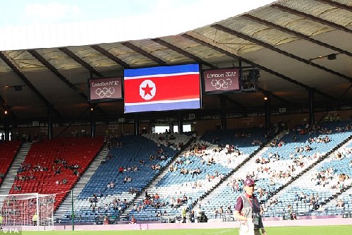 奥运开幕赛错挂韩国国旗 朝鲜女足退赛抗议