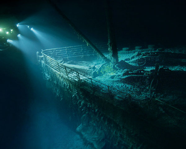 《国家地理》公布罕见清晰泰坦尼克水下遗照