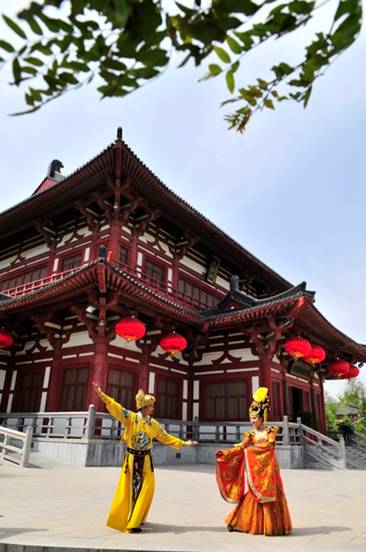 陕西华清池推广“七夕”进入国际视野