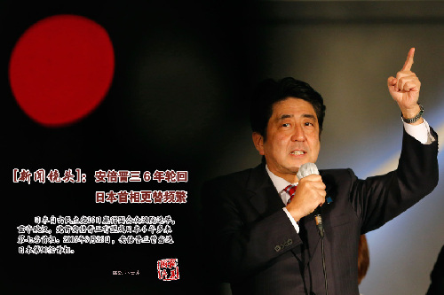 新闻镜头:安倍晋三6年轮回 日本首相更替频繁