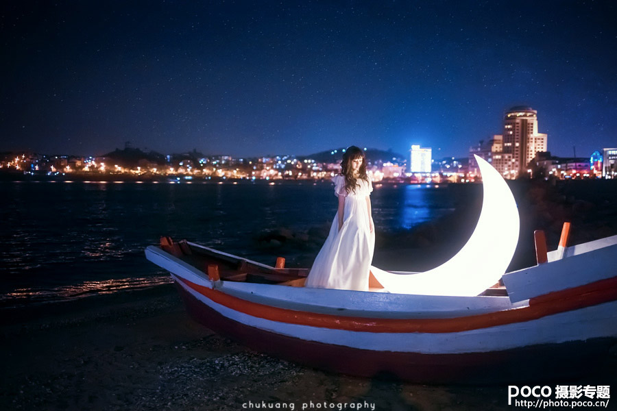 组图:夜景人像《月亮忘记了》
