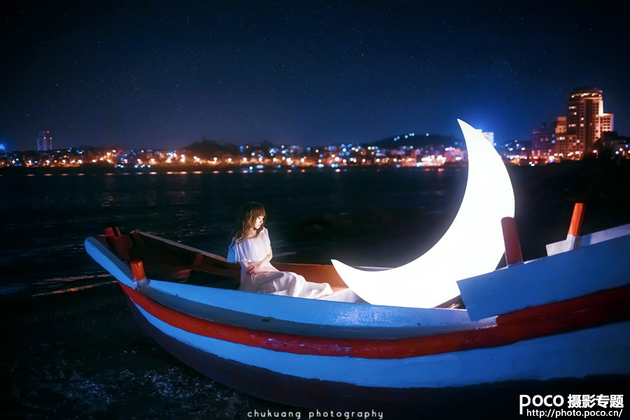 组图：夜景人像《月亮忘记了》