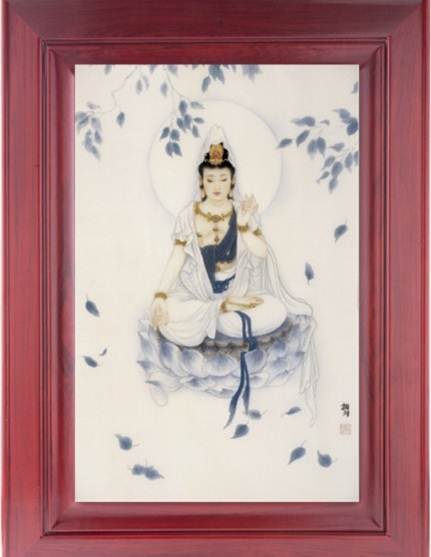 全国首款贵金属名家画作《观自在》受热捧