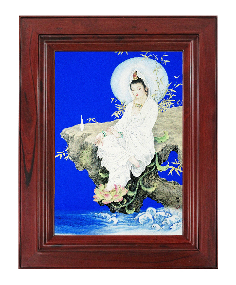 全国首款贵金属名家画作《观自在》受热捧