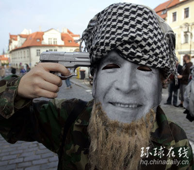 布什抵反导合作国捷克 欧洲对普京强硬讲话表