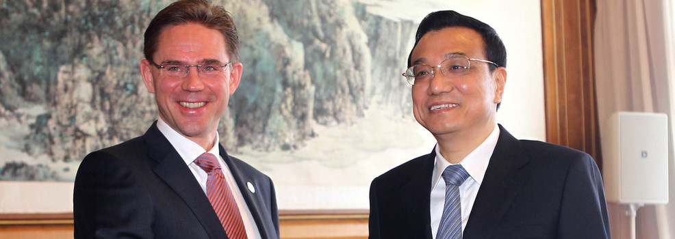 李克强会见芬兰总理 赞赏中国“机遇论”