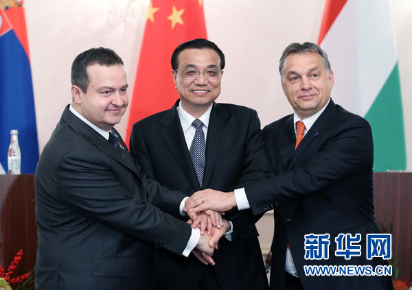 中国与匈牙利、塞尔维亚将合作建设匈塞铁路