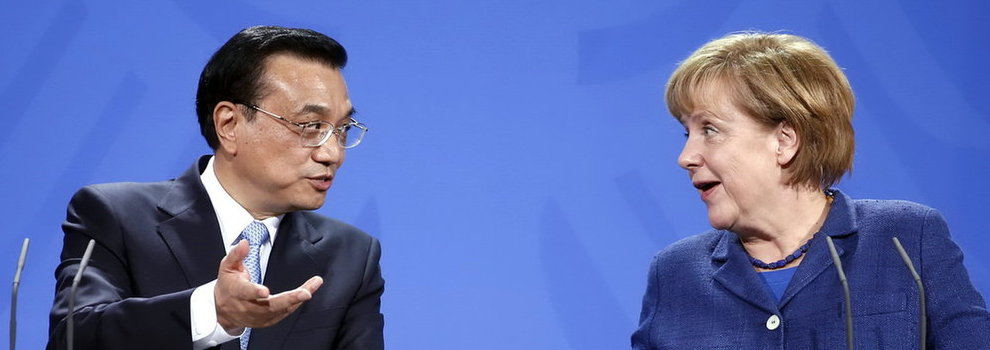 李克强和默克尔共同会见记者