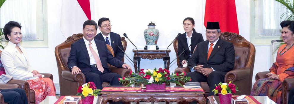 习近平同印度尼西亚总统苏西洛举行会谈（图）