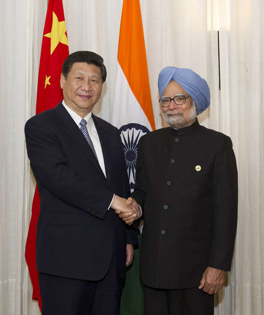 习近平会见印度总理辛格时指出 世界需要中印共同发展