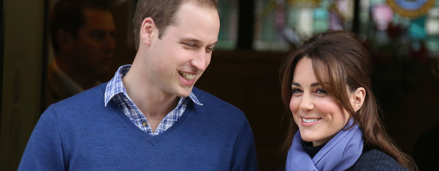 英王室宣布凯特怀孕后，威廉夫妇首次露面