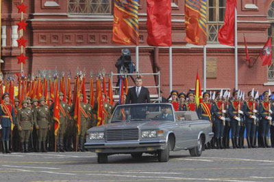 莫斯科红场大阅兵 重型武器17年来首度亮相