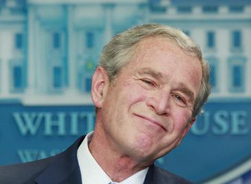 布什最后一场发布会 承认犯错为自己辩护