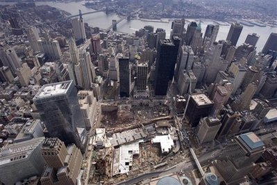 金融危机作祟 纽约世贸中心重建工作或推迟30